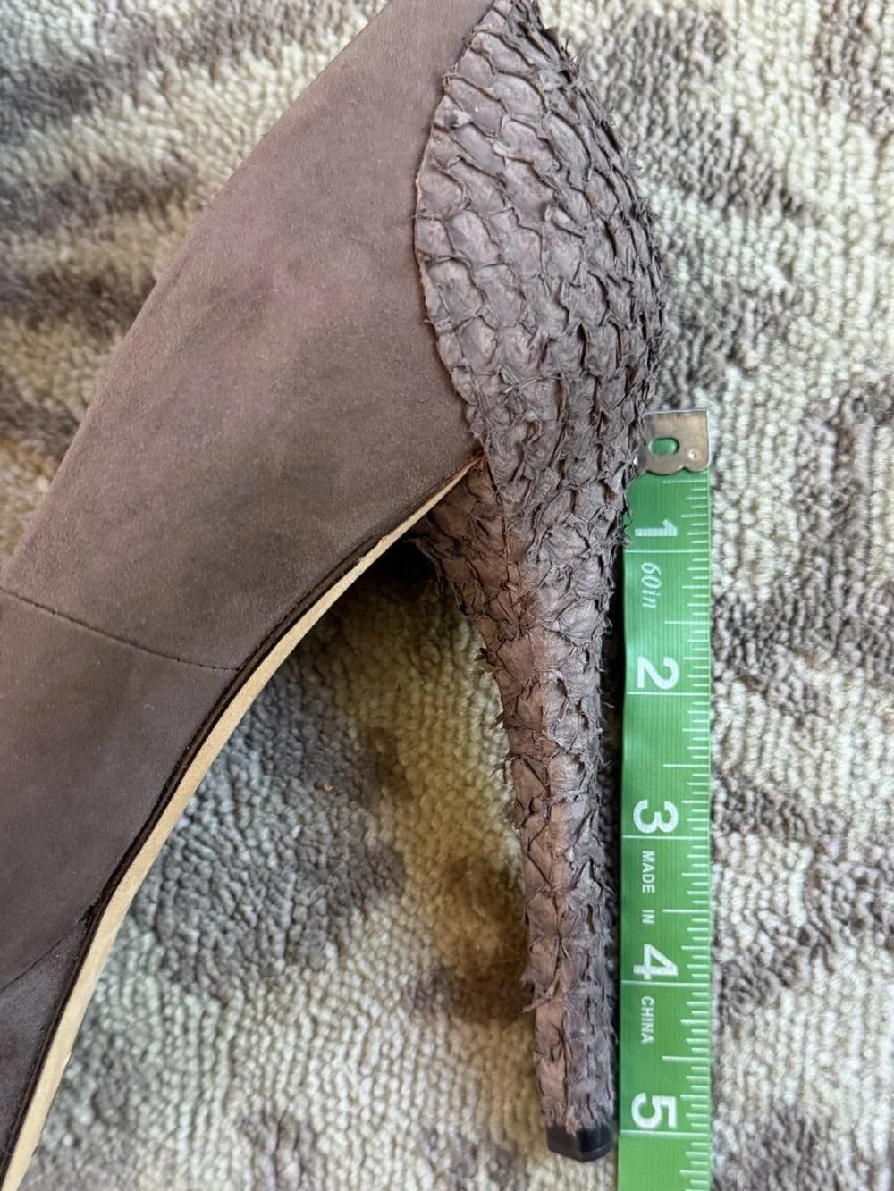 NWOT Brian Atwood Blayne Suede Peep Toe Pumps